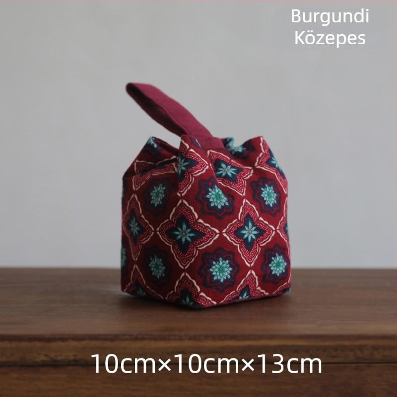 Tea szertartási készlet utazótáska – textil anyag, új kínai stílus, nyomtatott logó, OPP csomagolás, márka Erya Fabric
