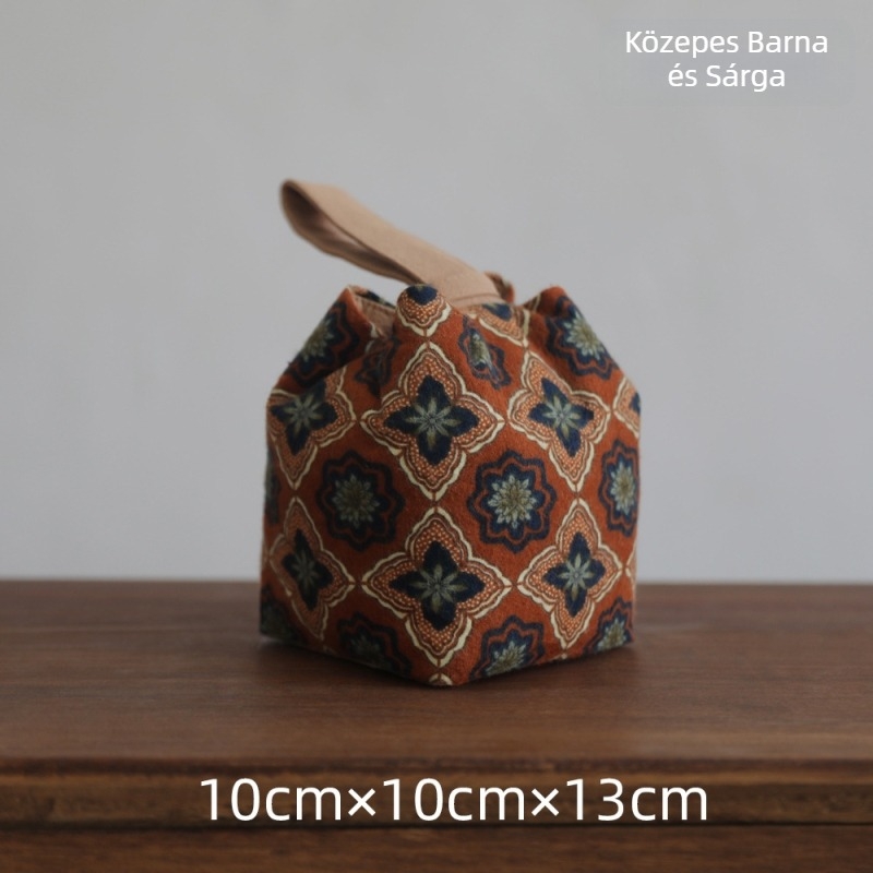Tea szertartási készlet utazótáska – textil anyag, új kínai stílus, nyomtatott logó, OPP csomagolás, márka Erya Fabric