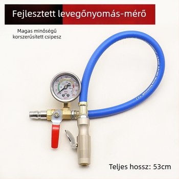 Mechanikus keréknyomásmérő gyors felfújításhoz – analóg autó guminyomásmérő, Modell: Tire Inflatable Pressure Gauge