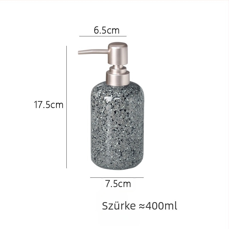 Kerámia lotion adagoló kézi pumpával, máz, 250 g