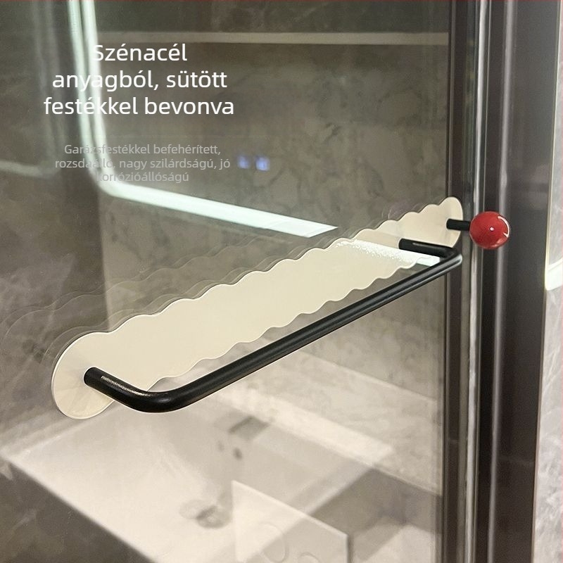 Konis Falra szerelhető törölközőtartó, szénacélból, festett felülettel, egyetlen réteg, könnyű luxus stílus
