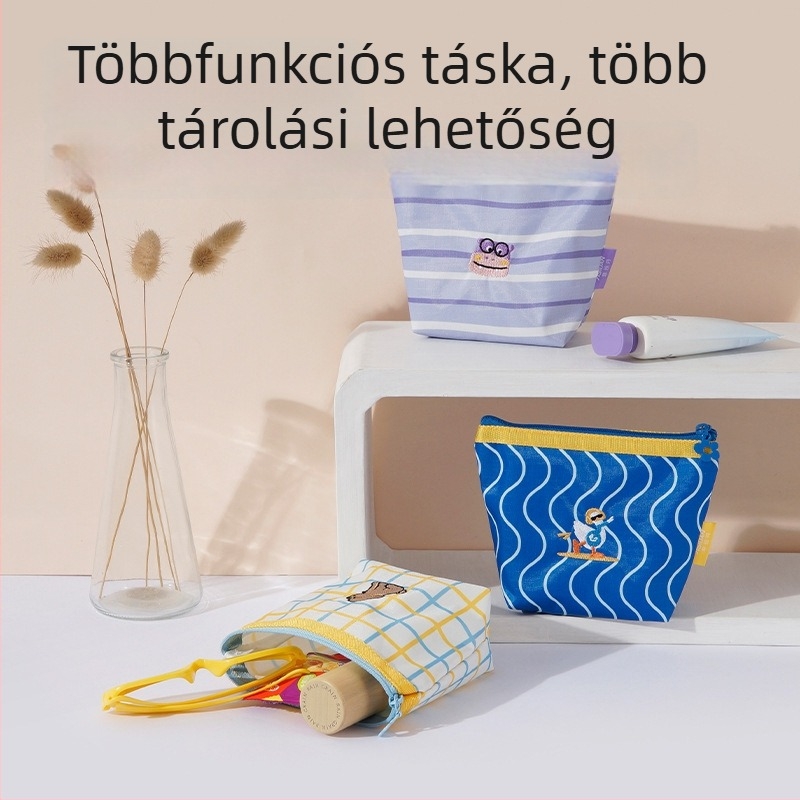 Isdan A-3204 Kocka alakú Szövetes Többfunkciós Utazási Tároló Táska