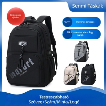 Unisex üzleti elit hátizsák Oxford anyagból, 20–35 L kapacitás, 15 hüvelykes laptophoz, lélegző, légpárnás vállpánttal