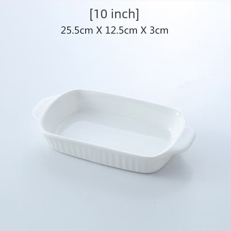 Porcelán ovális sütőlemez — mikrohullámú sütőben használható, egyszínű dizájn, modern minimalista stílus