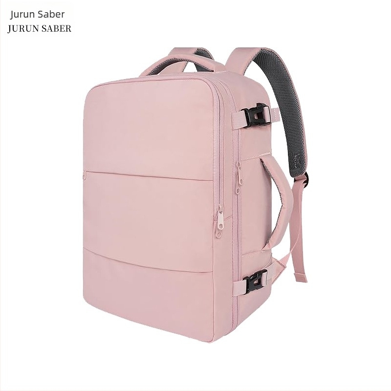 Egyszínű utazó hátizsák nagy kapacitással, lélegző anyag, ideális munkára és iskolára, 13 hüvelykes laptop tároló, USB csatlakozó, városi minimalistikus stílus.