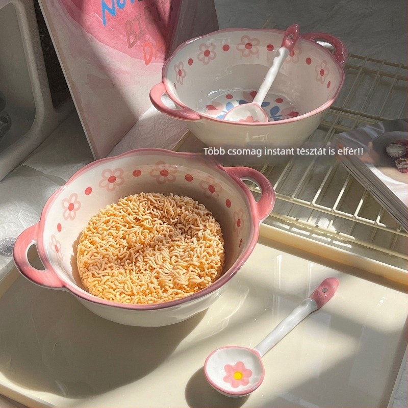 Dora Garden 2 darabos leveses tál szett, 1.2 L, dupla fül, csontporcelán, mikrohullámú sütőben használható