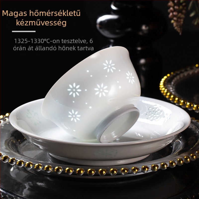 Hump porcelán kerek tál, egyszínű, mikrohullámú sütőben használható
