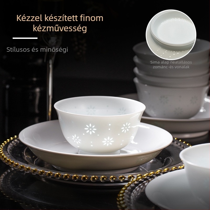 Hump porcelán kerek tál, egyszínű, mikrohullámú sütőben használható