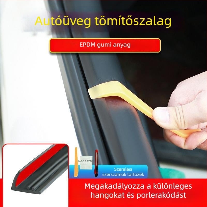Mechanikus tömítés autóablakhoz – tömítő szalag az ablaktiszta üvegéhez, modell 43O90EUK; tömítőanyag: Dehydration Sticker; kompatibilis autómodell: 1