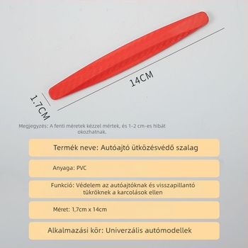 Autóajtókhoz készült ütközésgátló szalag, PVC, Smooth márka, modell 2, testreszabható feldolgozás, általános használat