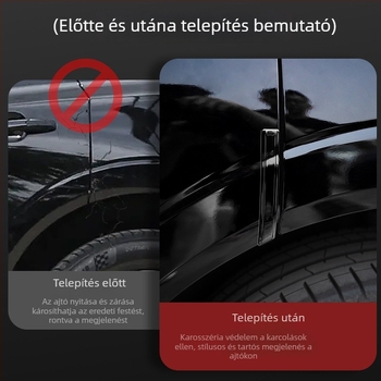 Volvo XC60 ajtó anti-koccanó szalag, ABS anyag, testreszabható, ajtóélvédő