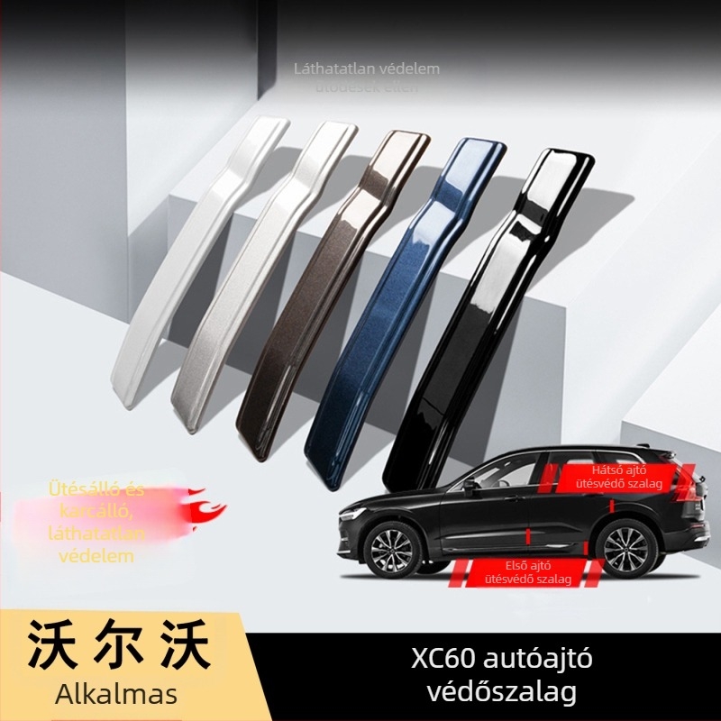 Volvo XC60 ajtó anti-koccanó szalag, ABS anyag, testreszabható, ajtóélvédő