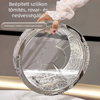 Medve alakú zárható tál diófélék és nassolnivalók számára, rekeszekkel a szárított gyümölcsöknek, otthoni használatra, könnyed luxus dizájn