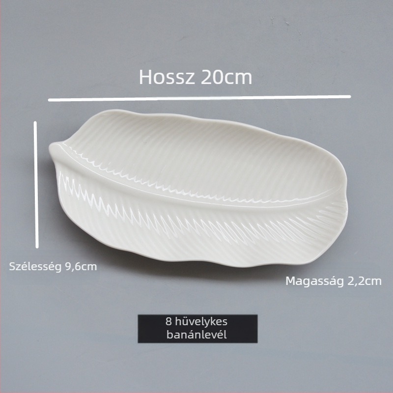 Porcelánból készült téglalap alakú tál, nem szabályos formájú, modern minimalist stílus, alglazúros felület, mikrohullámú sütőben használható