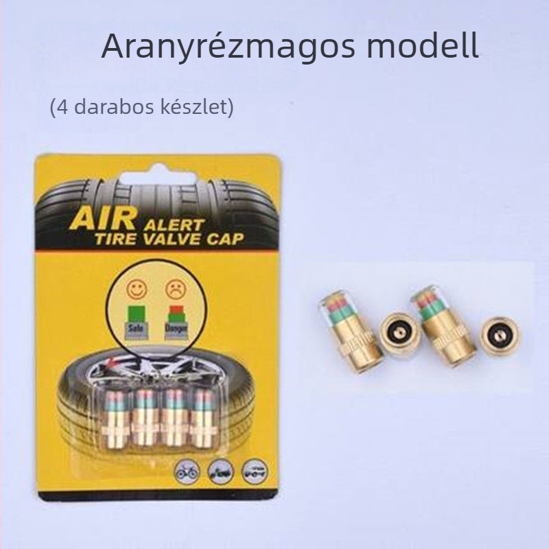 Autógumi szelep sapka, réz anyagú, brit menet, csavaros felszerelés, közönséges szeleptő üreg, univerzális kompatibilitás