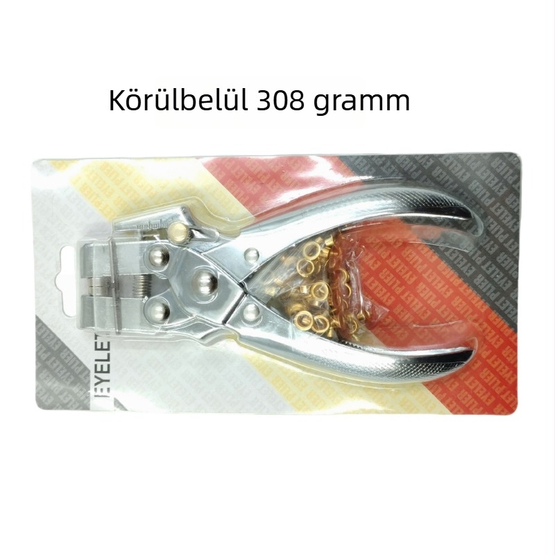 Réz anyagú szemlyuk-készlet fogókkal – 400 készlet ruhákhoz, cipőkhöz, sátrakhoz és táskákhoz