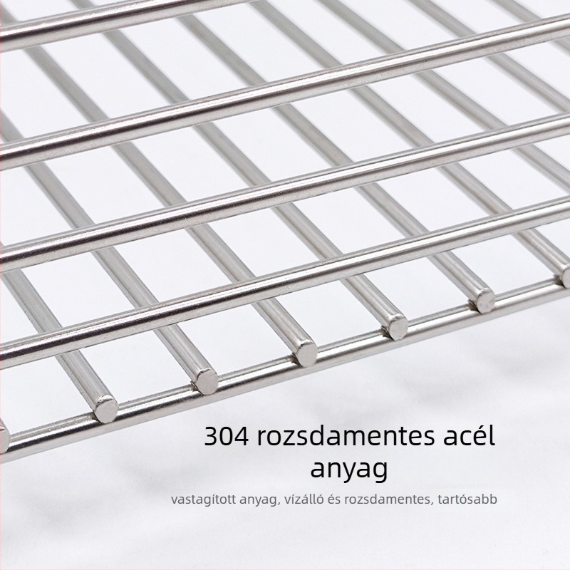 304 rozsdamentes acél tárolókosár, modell 8370, gyümölcs és zöldség tárolására, japán stílusú konyhai kosár – Kitchen phoenix