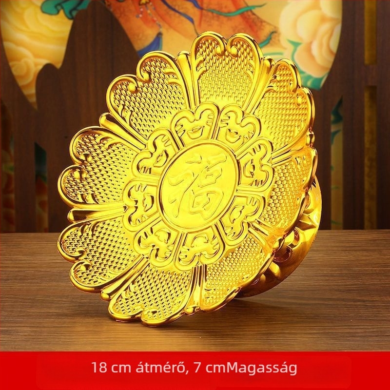 Buddha adománytál, rozsdamentes acél gyümölcskosár, modern minimalizmus, új kínai stílus