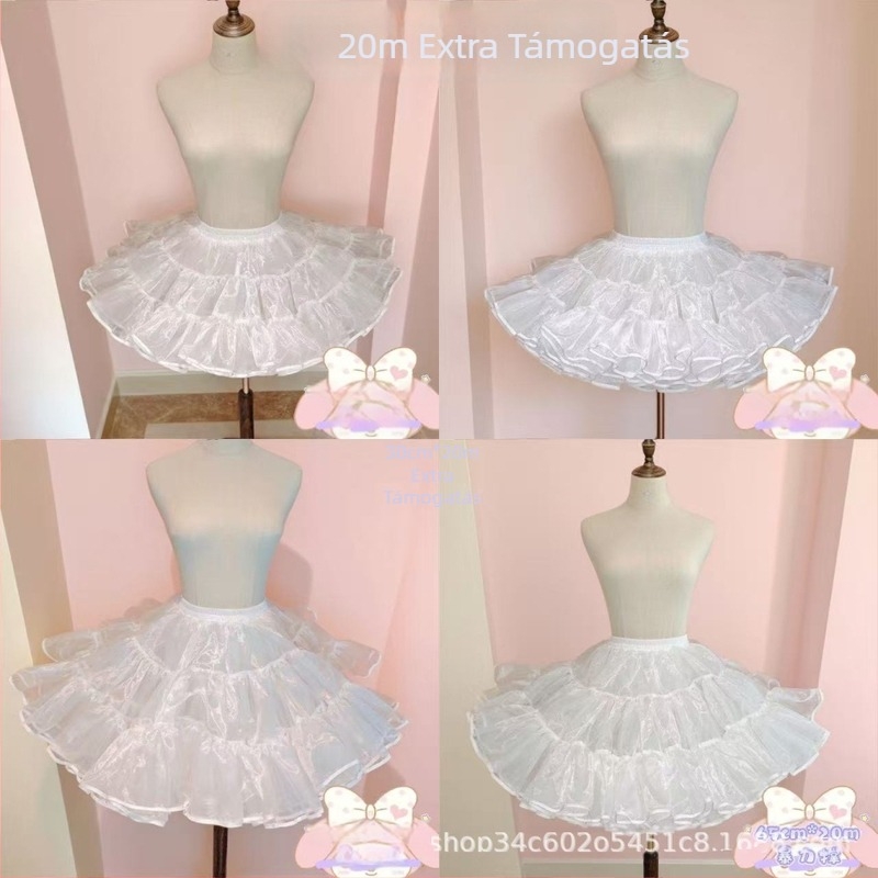 Lolita Petticoat csont nélküli uszály, Happy Jiangnan márka, raktáron, Felnőttek, 2025 Nyár