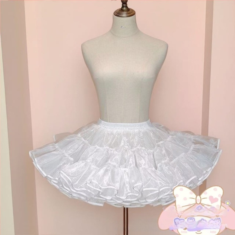 Lolita Petticoat csont nélküli uszály, Happy Jiangnan márka, raktáron, Felnőttek, 2025 Nyár