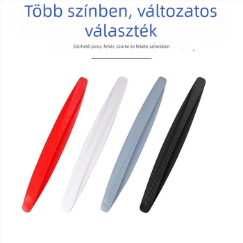 Autó első és hátsó lökhárító védőcsík – Morning Glory, környezetbarát PVC, modell 8860, univerzális kompatibilitás