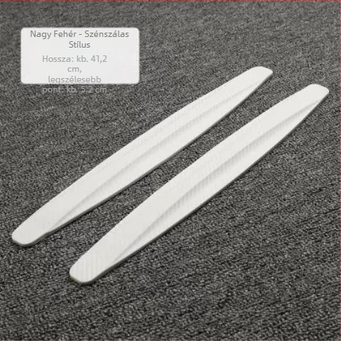 Autó első és hátsó lökhárító védőcsík – Morning Glory, környezetbarát PVC, modell 8860, univerzális kompatibilitás