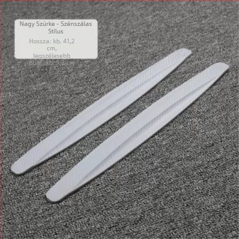 Autó első és hátsó lökhárító védőcsík – Morning Glory, környezetbarát PVC, modell 8860, univerzális kompatibilitás