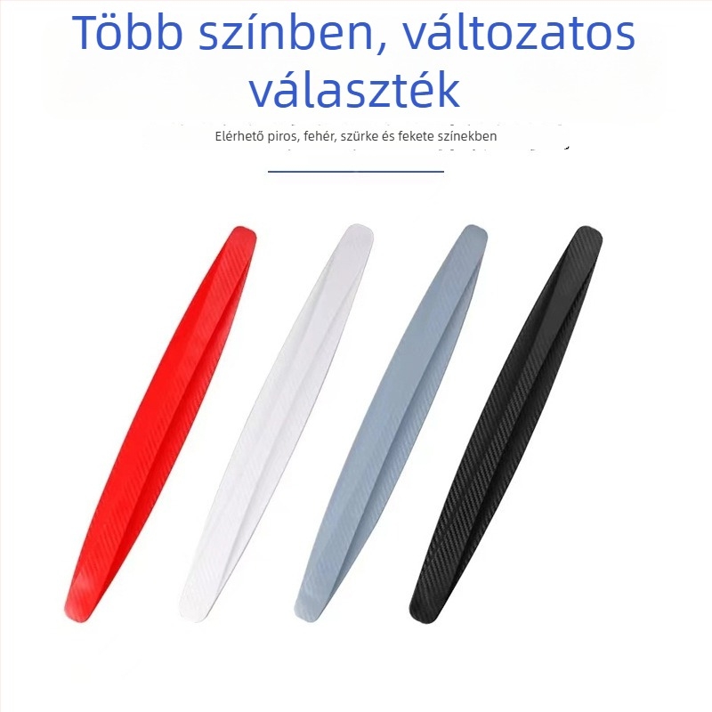 Autó első és hátsó lökhárító védőcsík – Morning Glory, környezetbarát PVC, modell 8860, univerzális kompatibilitás