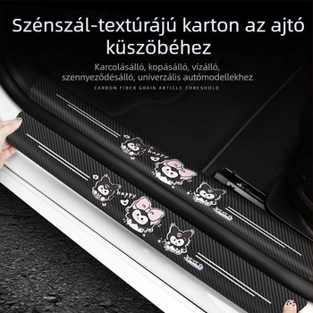 Cartoon carbon fiber threshold bar – BOSIVPWSSY, Anyag: karbon, Típus: Threshold bar, Modell: Cartoon carbon fiber threshold bar, Alkalmas: General