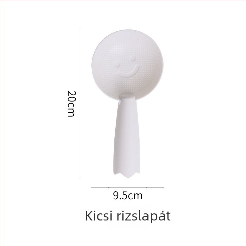 Kochi műanyag rizskanál-lapát készlet, vastított, extra nagy, tapadásmentes, csúszásmentes, hőálló, műanyag nyél, testreszabható