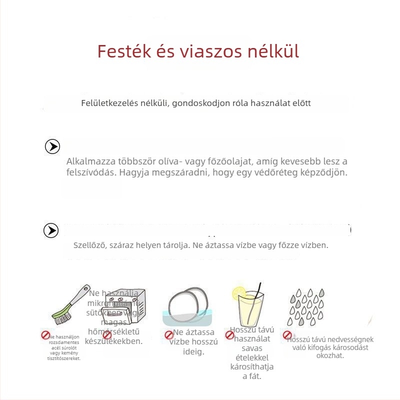 Főző spatula, fa kivitel, nyél bükkfából, hőálló (Anyag: Fa; Nyél: Bükk; Hőállóság)