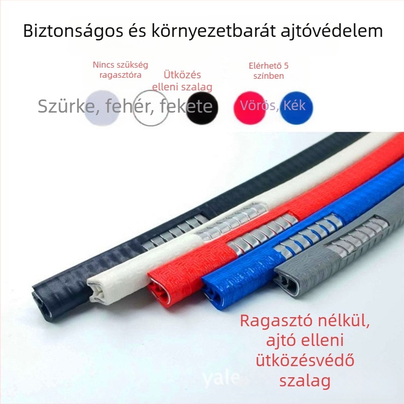 U-formájú gumírozott élvédő klipsz – Ütközőcsík (Anyag: Gumi; Típus: Ütközőcsík; Modell: Általános; Alkalmazható modellek: Általános)