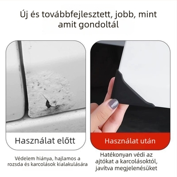 Autó ajtó sarkának ütközésgátló ragasztója, szilikon, modell 1236, általános kompatibilitás