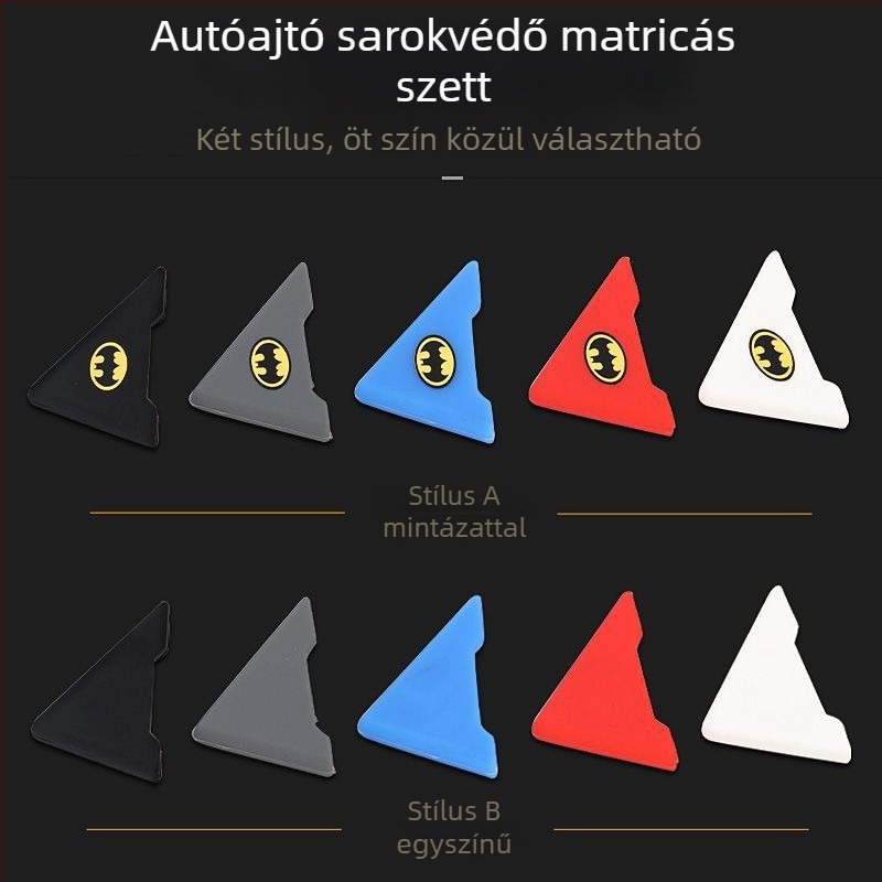 Autó ajtó sarkának ütközésgátló ragasztója, szilikon, modell 1236, általános kompatibilitás