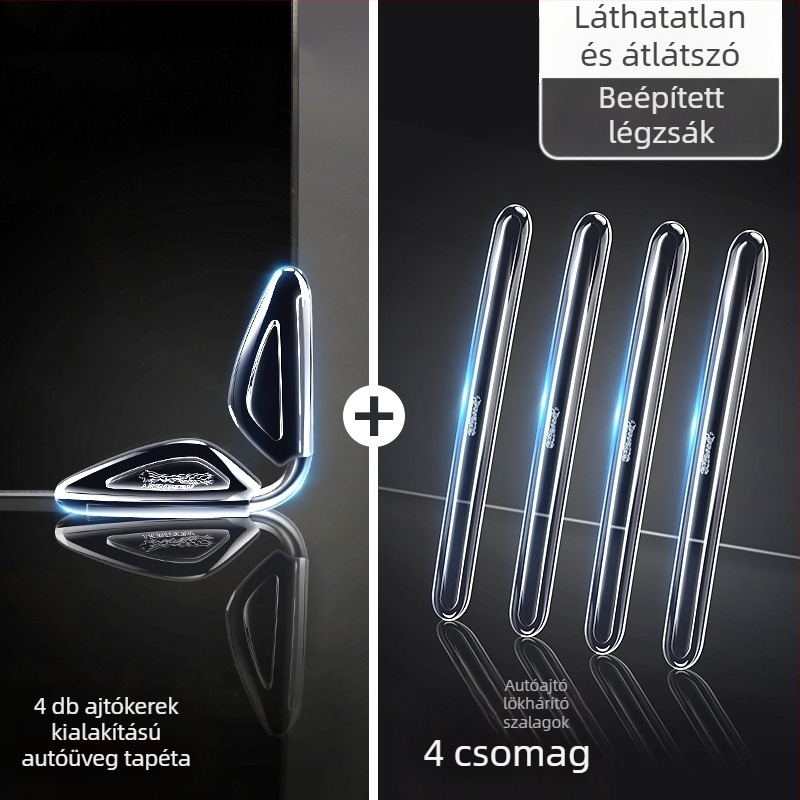 Three márkájú szilikonból készült ütközésvédő ajtócsík, modell DLS-107, minden modellhez illeszkedik