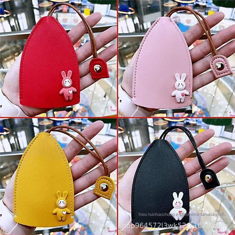 PU anyagú kulcstartó táska, utcai divat stílus, bélés nélküli kivitel, 2023 tavasz, tárolásra