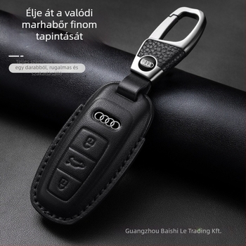 FHAO Audi kulcsvédő tok – felsőréteg marhabőr, kompatibilis A6L, A3/Q3/A4L, Q5L, Q7, A7L/Q2L/A5