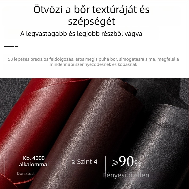 FHAO Audi kulcsvédő tok – felsőréteg marhabőr, kompatibilis A6L, A3/Q3/A4L, Q5L, Q7, A7L/Q2L/A5