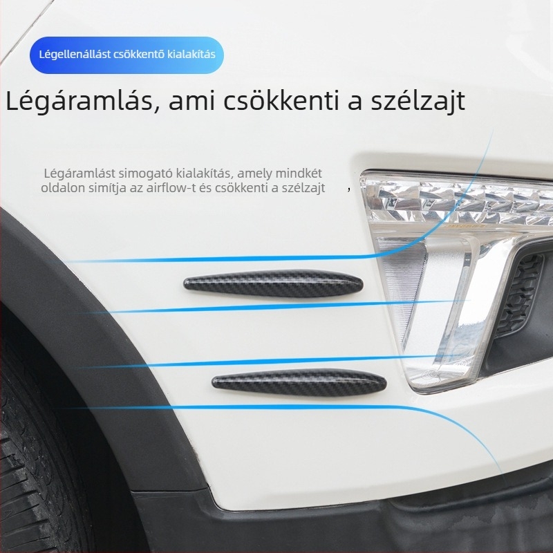 Autó elő- és hátuljára szánt ütközésgátló csík (HD-809; Deep Top; ABS; Univerzális)