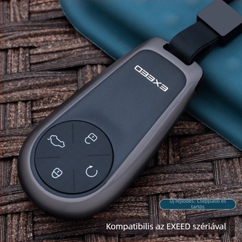 Chongti kulcstartó tok Xingtu Lingyunhoz – cink ötvözet, egyszerű stílus, védő fémcsat