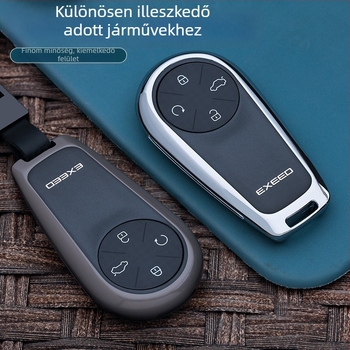 Chongti kulcstartó tok Xingtu Lingyunhoz – cink ötvözet, egyszerű stílus, védő fémcsat