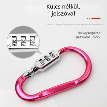 CJSJ CH-22B numerikus lakat cinkötvözetből hátizsákhoz és sisakhoz – D-típus, 6,3 mm rúd vastagság, 44 mm távolság