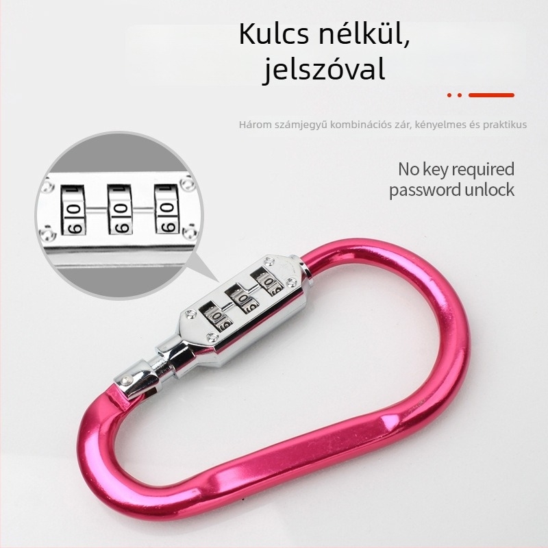 CJSJ CH-22B numerikus lakat cinkötvözetből hátizsákhoz és sisakhoz – D-típus, 6,3 mm rúd vastagság, 44 mm távolság