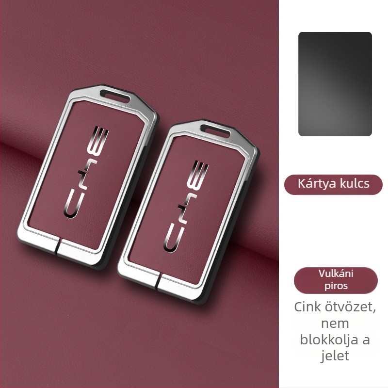 BYD kulcskártya tok, cinkötvözet, univerzális, üzleti stílus (Brand: Charming)