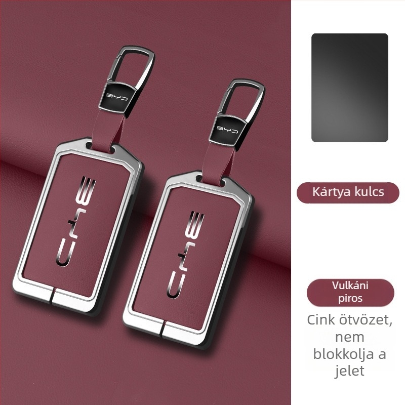 BYD kulcskártya tok, cinkötvözet, univerzális, üzleti stílus (Brand: Charming)