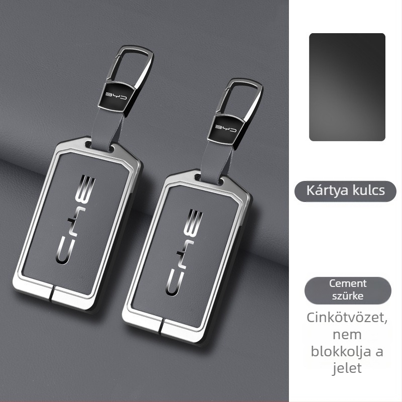 BYD kulcskártya tok, cinkötvözet, univerzális, üzleti stílus (Brand: Charming)