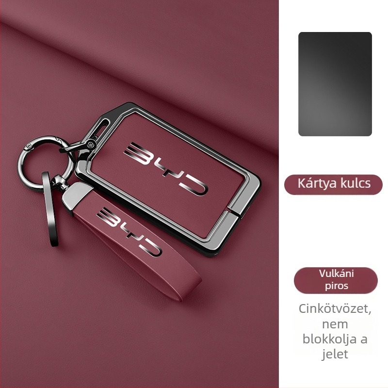 BYD kulcskártya tok, cinkötvözet, univerzális, üzleti stílus (Brand: Charming)