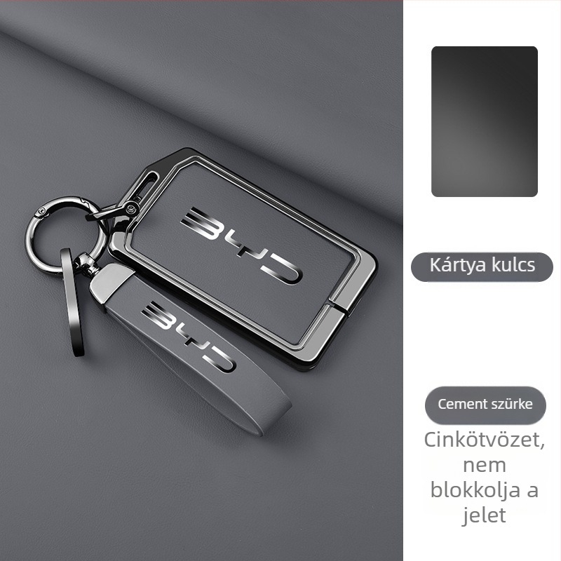 BYD kulcskártya tok, cinkötvözet, univerzális, üzleti stílus (Brand: Charming)