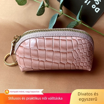 Mingchuang PU bőrpénztárca érmeinek, nyomtatott minta, városi egyszerű stílus