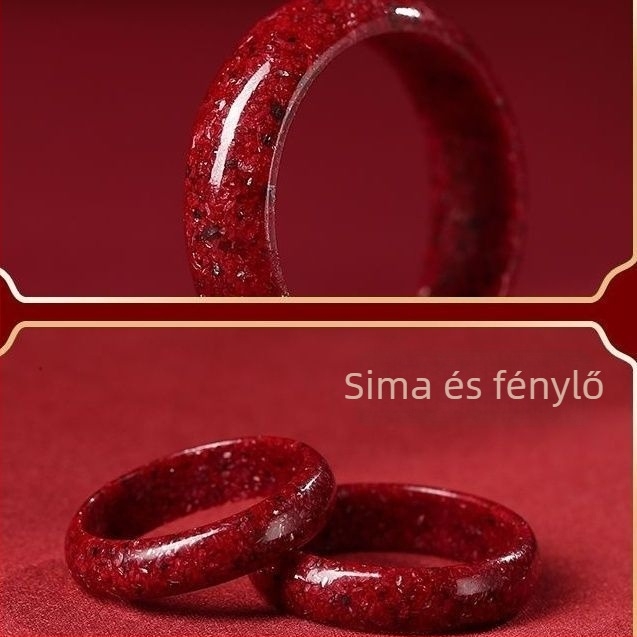 Gyűrű műgyöngyökkel, etnikus stílus, művészi retro ékszer